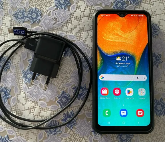 Celular Samsung A30 Preto Metálico