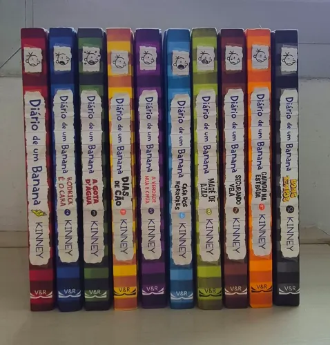 Livros Diário de um banana - vol. 1 ao 10
