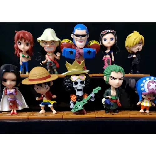 1 Miniatura One Piece - Luffy Sanji Zoro