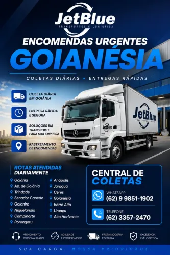 Cargas e Encomendas / GOIANÉSIA E GOIÂNIA