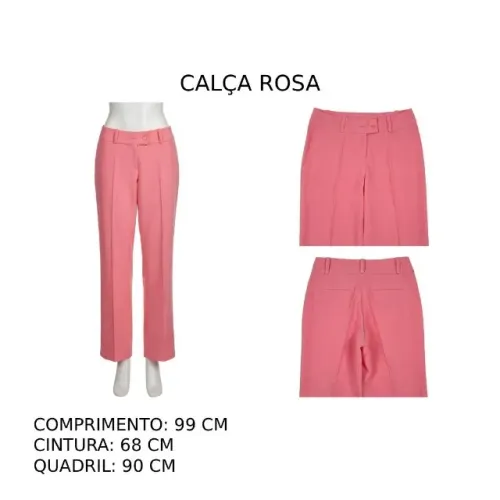 Calça Rosa Feminina