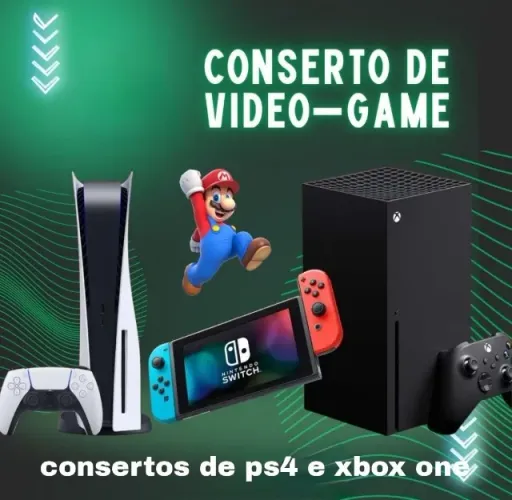 Conserto de ps4 slim e ps5
