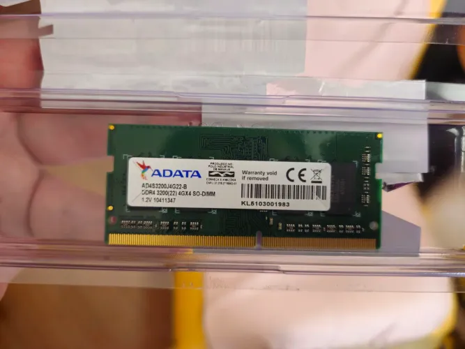 Memória RAM 4gb ddr4 3200mhz ADATA para notebooj