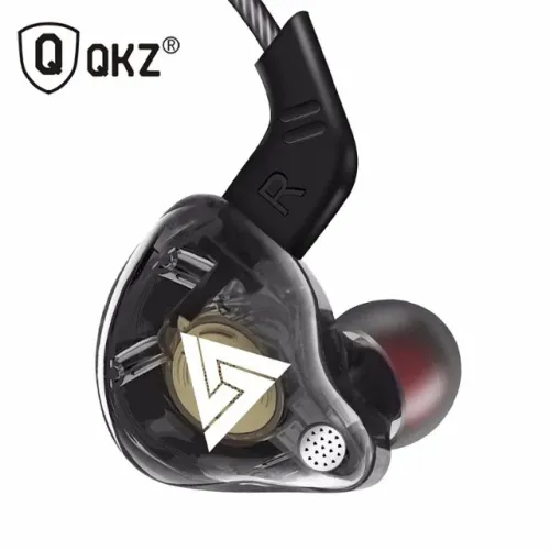 Fone de Ouvido QKZ AK6 Som Hi-Fi Profissional com Microfone
