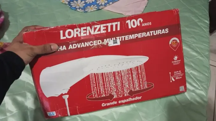 Chuveiro Advanced 4T Multitemperaturas 127V 5.500w Lorenzetti Ducha