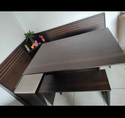 Conjunto canto alemão (mesa com bancos)