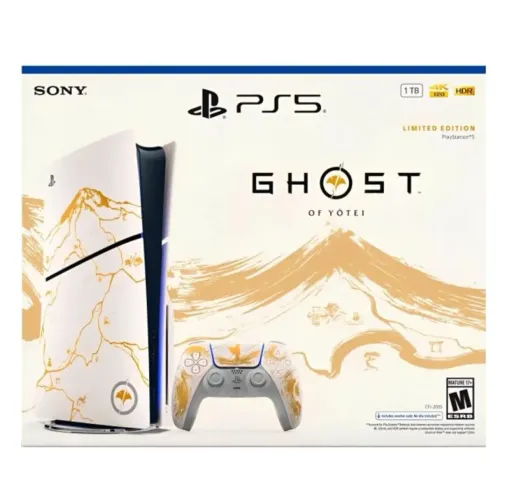 Playstation 5 slim Ghost of Yotei novo Lacrado