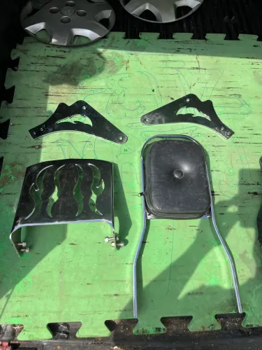 Encosto Traseiro/Sissy Bar Cromado- Shadow 750 