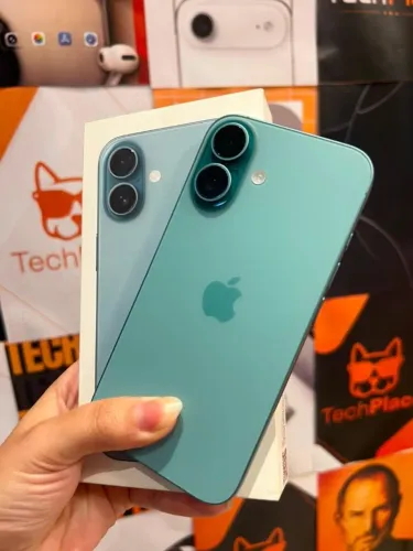 iPhone 16 128GB Verde Seminovo 90% - retire em loja física na Savassi