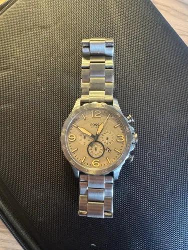 Fossil Cronógrafo Aço Original