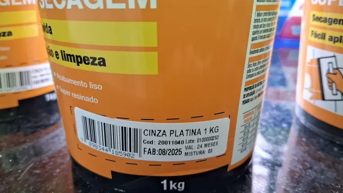 Rejunte Axton 1kg cinza Platina