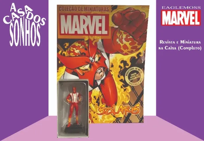 Coleção de Miniatura Marvel Eaglemoss Solaris Nº 193 Completo