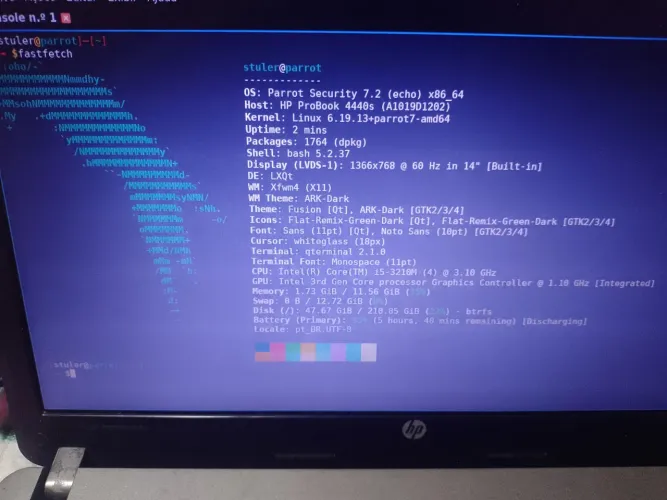 Notebook I5 12 GB de RAM e SSD 200 gb