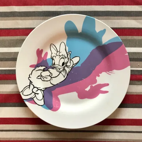 prato de porcelana disney margarida