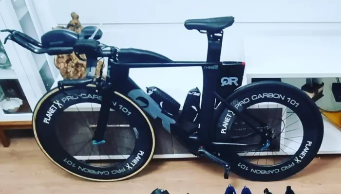 Bicicleta de Triathlon Quintana Roo (NF) PRthree full Carbon tm. M (52-54)