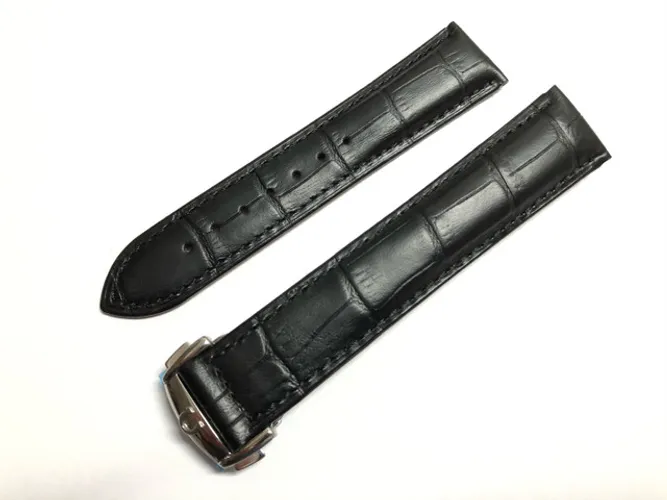 Pulseira couro 20mm para relogios Omega  