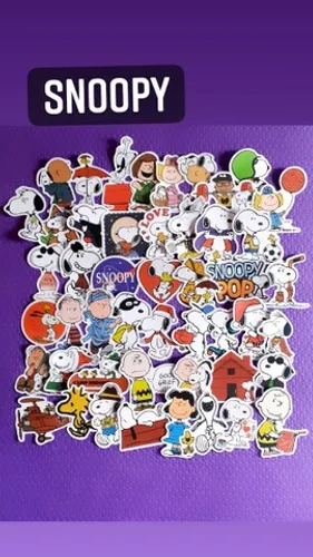 KIT 7 ADESIVOS SNOOPY POR 10 REAIS