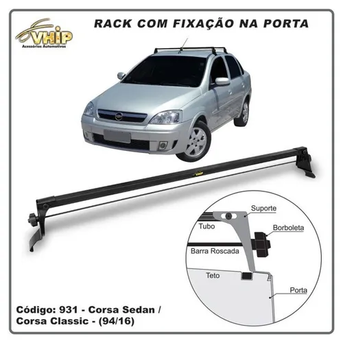 Rack Teto Corsa Sedan / Hatch 4 Portas