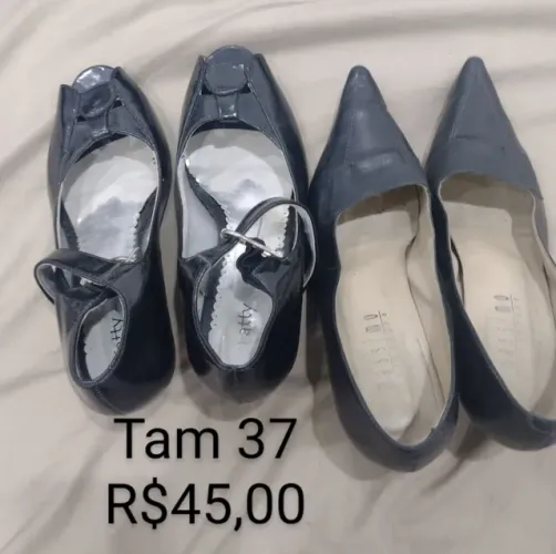 Cinco calçados 36 e 37 - R$49,99