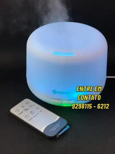 Umidificador Aromatizador 500ml Com Essencia-Entregamos 9h ás 23h