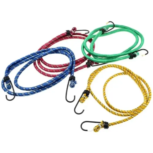 Kit 4 Corda Elástica Estique Extensor de Bagagem 120cm x 8mm