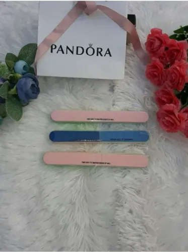 Kit Manicure com 3 peças para lixar unhas