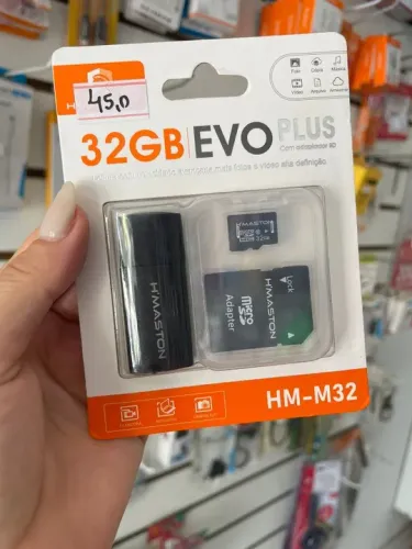 Kit Cartão de Memoria 32gb + Adaptador