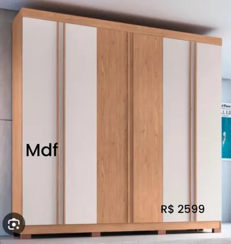 Guarda Roupa Casal Mdf Grande