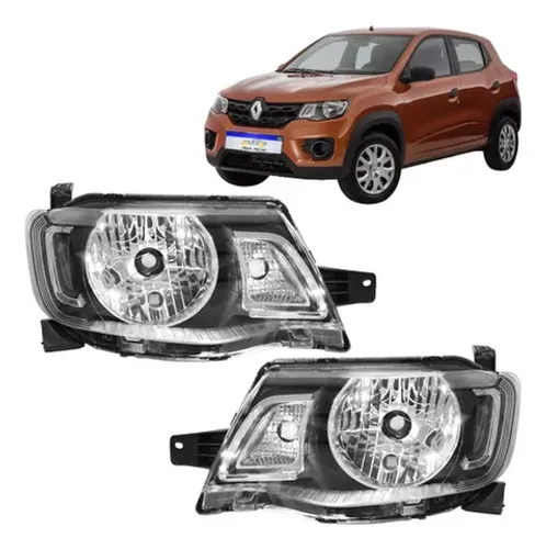 Farol Renault Kwid 2017 2018 2019 2020 2021 Dianteiro Novo  