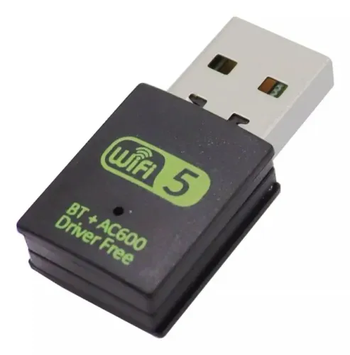 Adaptador Usb 2x1 Wifi 2.4/5g E Bluetooth
