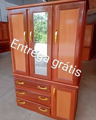 GUARDA ROUPA SOLTEIRO MADEIRA MAÇARANDUBA!