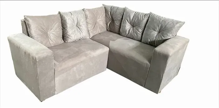 O  sofa pop canto e fabricado com madeira de eucalipito Espuma d 28 selada