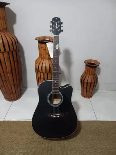 Violão de aço, elétrico ,Semi novo,Gianini Folk performance