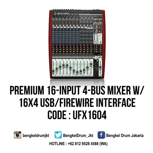 Mesa interface behringer ufx1604