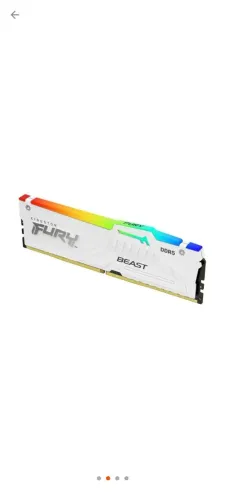 Memória Kingston Fury Beast RGB 32 GB (2x16) 6000 MHz DDR5 Branco