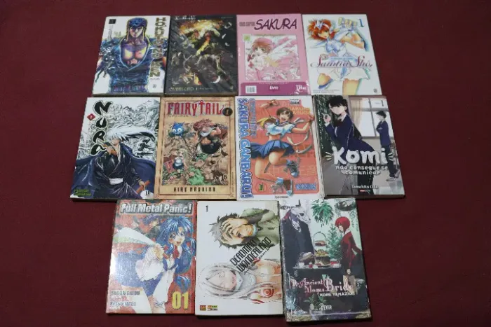 Lote de Mangás Diversos - Lote com Volumes 1