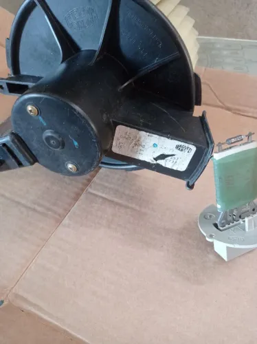 Kit Motor ventilado e resistência de ventilação de ar Peugeot 206