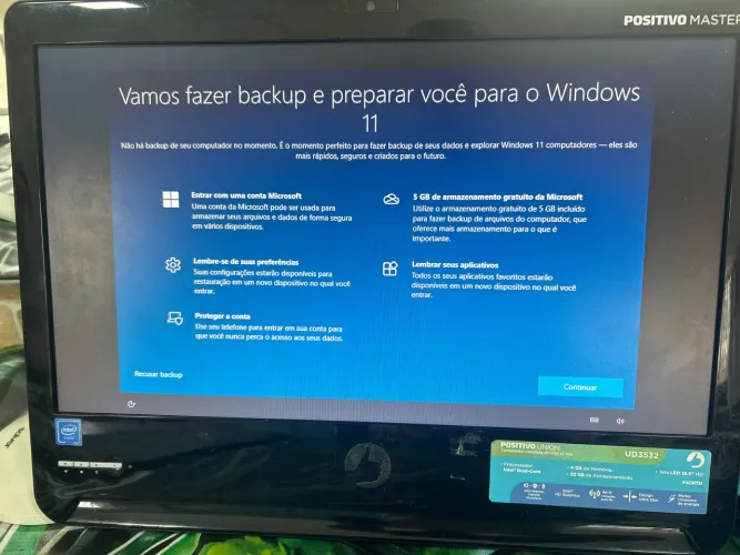 Computador All in one Positivo