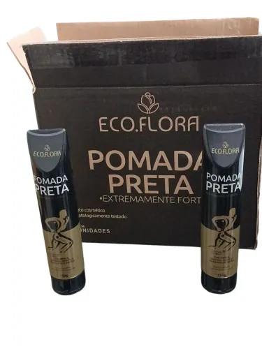 Pomada Preta Eco Flora - Alívio Muscular Forte 150G KITS COM 3 POMADA 25
