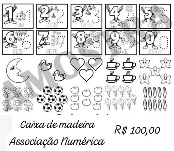 **PROMOÇÃO**Carimbos Associação Numérica