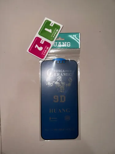 Película de Vidro Temperado 9D para iPhone 13 Pro Max e 14 Plus - Fosca Ceramic - Privace