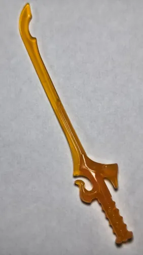 Espada de plástico transparente ideal p/ boneco masterverse / motu origens / marvel legend