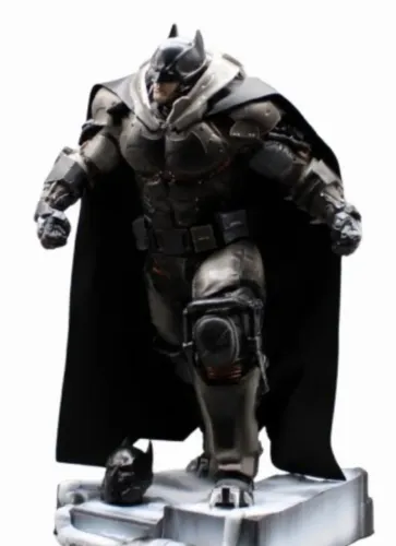 FIGURE ACTION BONECO BATMAN LIGA DA JUSTIÇA DC COMICS BLINDADO 44 CM COLECIONÁVEL