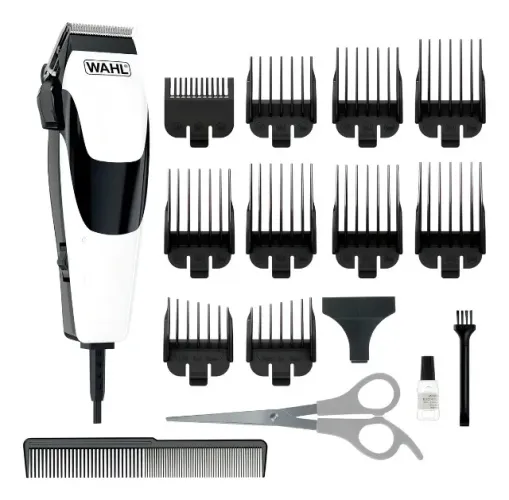 Máquina de Cortar Cabelo Wahl QuickCut 9W - Original - Bivolt - Preta/Branca
