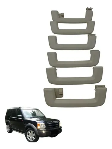 Jogo Alca De Teto Puxador Pqp Land Rover Discovery 3 2007 2008 2009