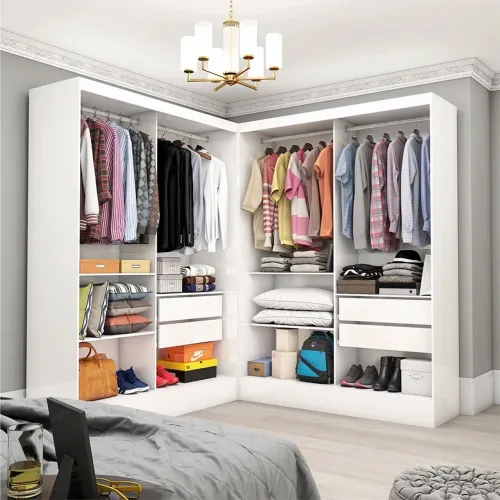 Closet 4 Portas Santiago Plus- Entrega Rápida 
