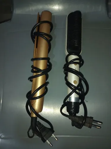 Prancha e Escova Alisadora de Cabelo