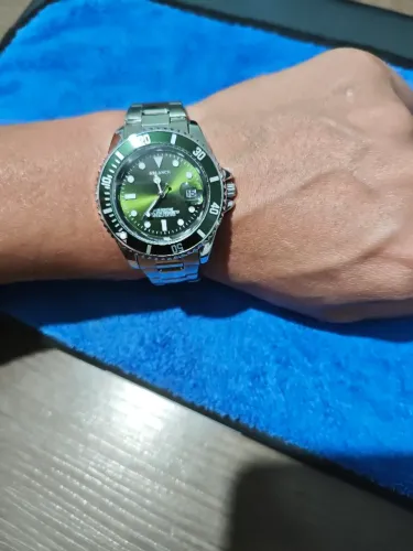 Relógio casual Arlanch - visor verde