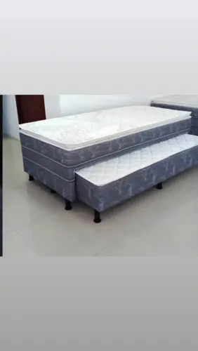 Bibox Solteiro bon sono 8 cm de espuma com pilow top 