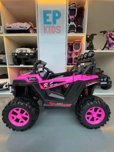 Carrinho Elétrico Infantil Jipe Rosa